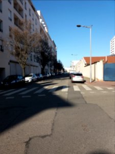 Lyon 7e - Rue Georges Gouy, côté nord au niveau de la rue Challemel-Lacour