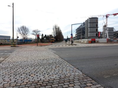Lyon 7e - Rue Jean Bouin, depuis la rue Hermann Frenkel