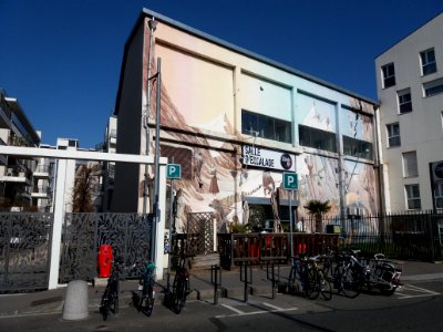 Lyon 7e - Rue Lortet, salle d'escalade