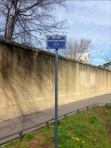 Lyon 8e - Espace Rosette Contet, plaque
