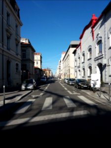 Lyon 7e - Rue de Marseille, début depuis la rue Raoul Servant