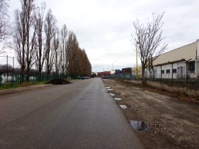 Lyon 7e - Rue Jean Bouin, vue depuis le quai Fillon