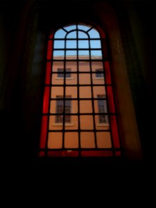 Lyon 8e - Chapelle de l'Hôpital Saint-Jean-de-Dieu, vitrail