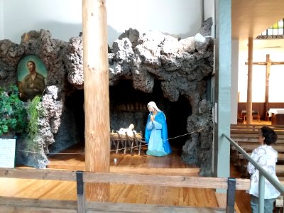 Lyon 7e - Rue du Père Chevrier - Chapelle du Prado, crèche