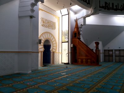 Lyon 8e - Grande mosquée de Lyon - Chaire (côté gauche)