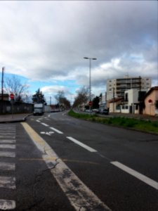 Lyon 8e - Avenue Viviani, depuis la rue Louis Blanc
