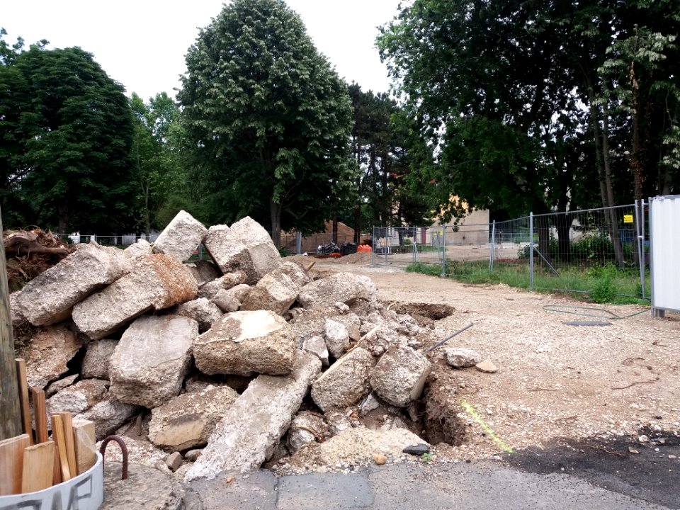 Lyon 8e - Rue de Montagny - Chantier