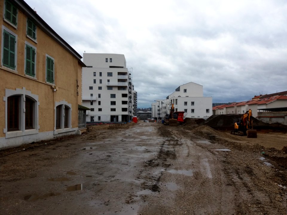 Lyon 8e - Route de Vienne, ancienne clinique Saint-Vincent-de-Paul, travaux de reconversion (03)