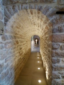 Lyon 9e - Fort de Vaise, couloir de la grande salle (2)