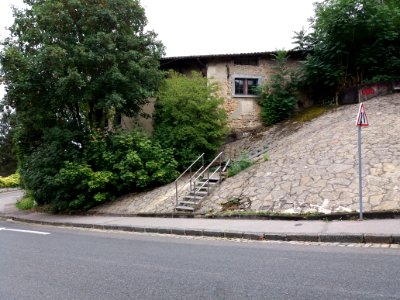 Lyon 9e - Montée de la Sarra - Depuis la rue du Docteur Rafin - Petit escalier