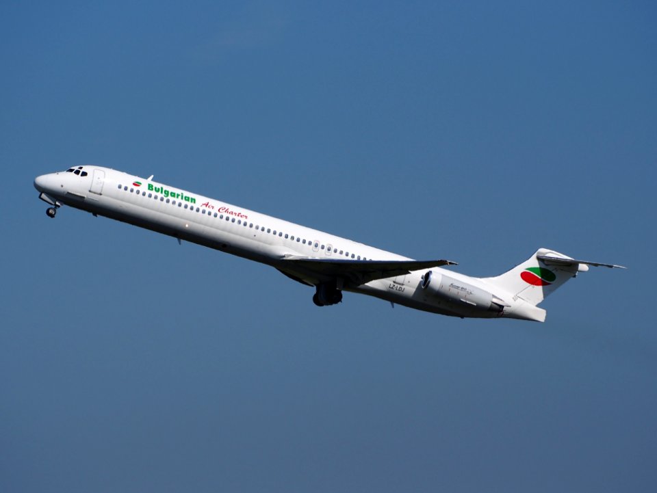 LZ-LDJ Bulgarian Air Charter McDonnell Douglas MD-82 - cn 53230 at Schiphol (AMS - EHAM), The Netherlands, 16may2014
