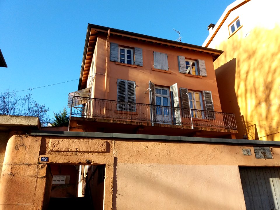 Lyon 9e - Grande Rue de Saint-Rambert, maison au numéro 19