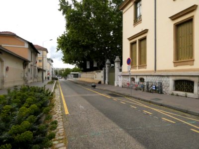 Lyon 8e - Rue du Premier Film - Depuis la place Ambroise Courtois