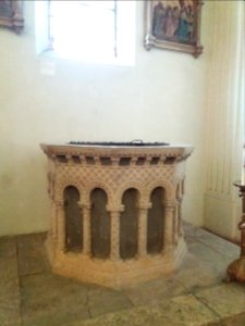 Lyon 9e - Église Saint-Rambert - Fonts baptismaux