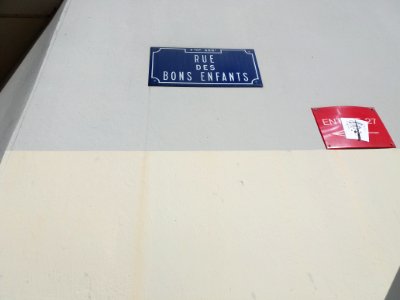 Lyon 7e - Rue des Bons Enfants, plaque 2