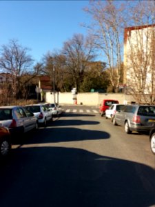 Lyon 9e - Grande Rue de Saint-Rambert, pont qui donne sur la rue Pierre Termier
