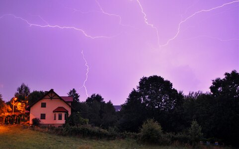 Nature lightning zipper photo