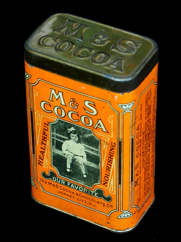 M&S cocoa tin, Jersy city, photo 1