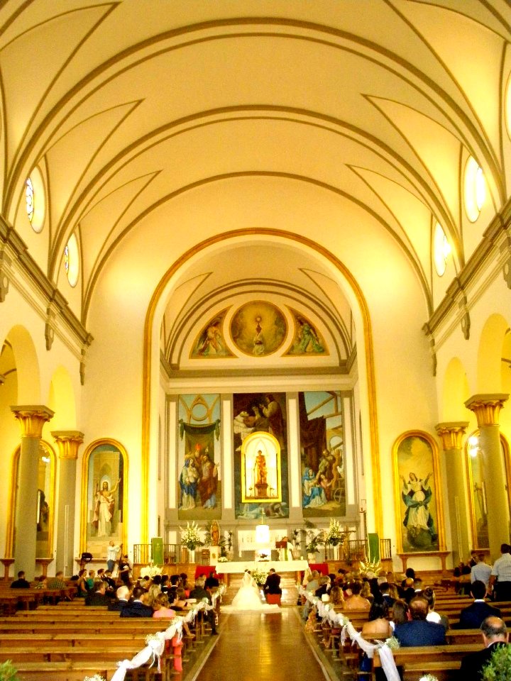 Málaga - Iglesia de San José Obrero (barrio de Carranque), interior 01