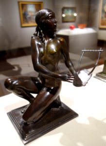 Lyric Muse by Paul Manship, 1912, bronze - Cincinnati Art Museum - DSC04393
