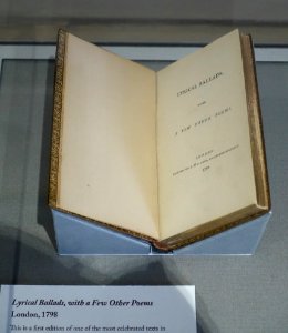 Lyrical Ballads, with a Few Other Poems, by S. T. Coleridge, London, 1798, first edition - Coleridge Cottage - Nether Stowey - Somerset, England - DSC01176