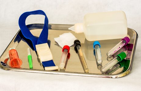 Cannula tube holder sterile