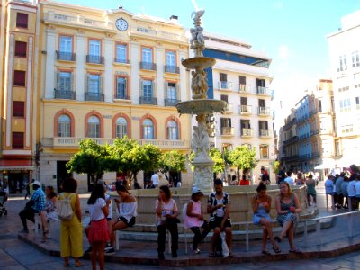 Málaga - Plaza de la Constitución, Fuente de Génova 1