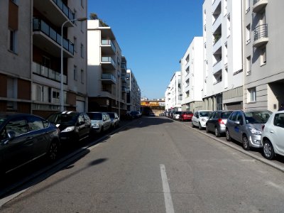 Lyon 7e - Rue des Bons Enfants, depuis la rue Lortet