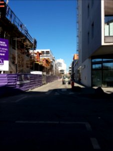 Lyon 7e - Rue Michel Félizat, depuis la rue André Bollier