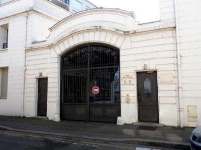 Lyon 7e - Rue Victor Lagrange, portail d'entrée des numéros 18 à 24