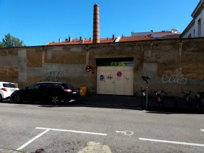 Lyon 7e - Rue Pasteur, école Berthelot, cheminée