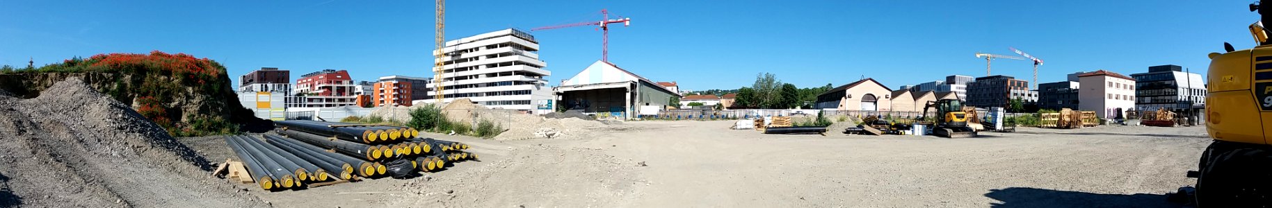 Lyon 7e - ZAC des Girondins, terrain vague, panorama (2)