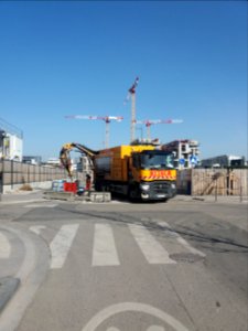 Lyon 7e - Rue Simone de Beauvoir, travaux de voirie