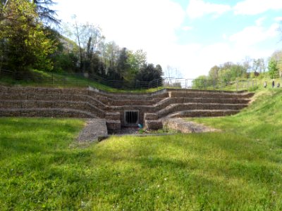 Lyon 9e - Parc du Vallon - Écoulement du ruisseau des Gorges