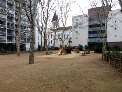Lyon 7e - Square Monseigneur Alfred Ancel