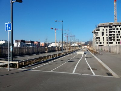 Lyon 7e - Rue des Girondins, depuis l'avenue Jean Jaurès