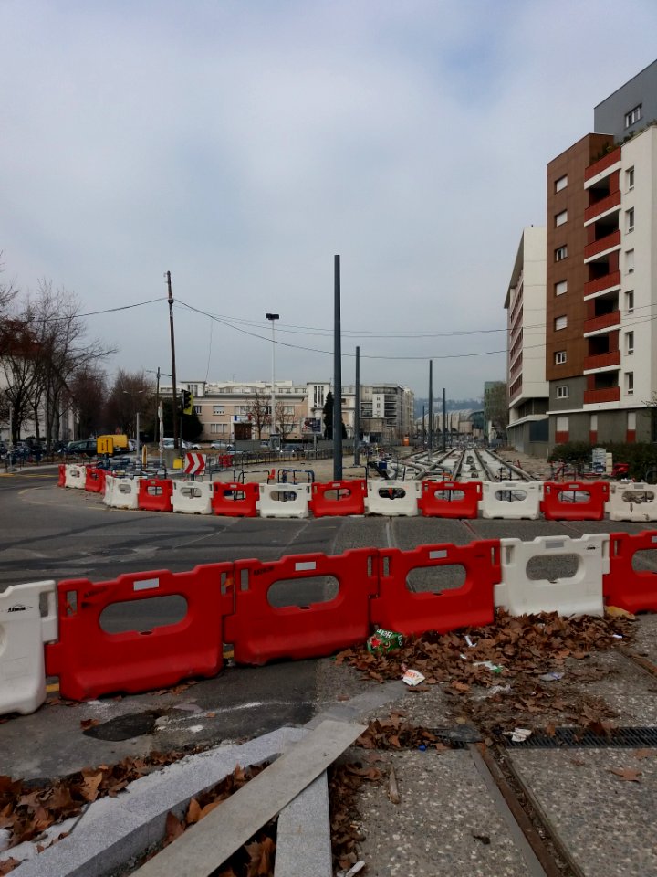 Lyon 7e - Rue Simon Fryd, depuis la rue de Gerland