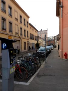 Lyon 7e - Rue Mazagran, depuis la rue Jangot