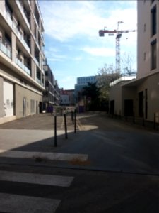 Lyon 7e - Rue Maurice Bouchor, extémité est