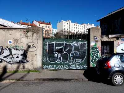 Lyon 7e - Rue Paul Duvivier, portail au numéro 27