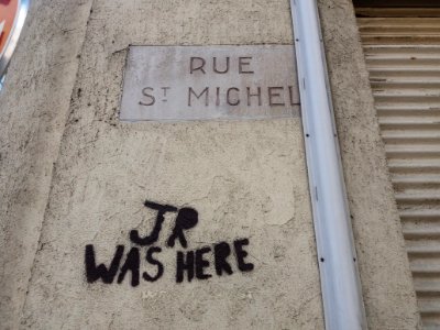 Lyon 7e - Rue Saint Michel, plaque