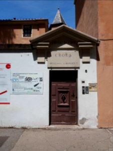 Lyon 7e - Rue Rachais, château de la Buire, porte d'entrée au numéro 6