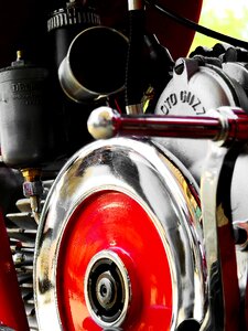 Nostalgia motorcycle two wheeled vehicle