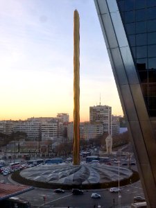 Madrid - Obelisco de Plaza de Castilla photo