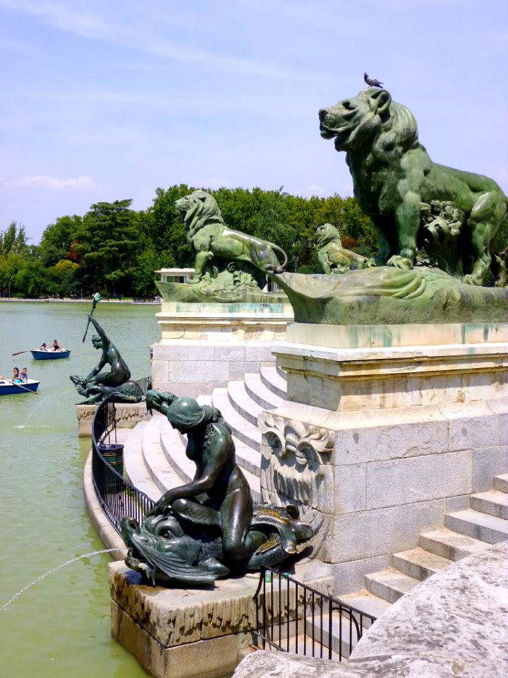 Madrid - Parque del Retiro, Monumento a Alfonso XII 08