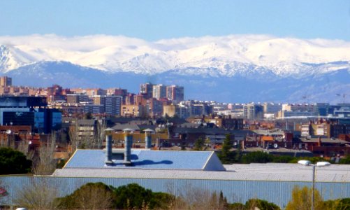 Madrid - La Sierra de Madrid vista desde San Blas 1