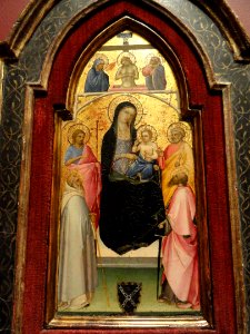 Madonna and Child with Saints, by Fra Angelico, Florence, c. 1411-1413, tempera on panel - San Diego Museum of Art - DSC06667