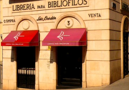 Madrid - Librería para bibliófilos Luis Bardón 1