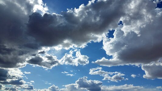 Cloudy light blue