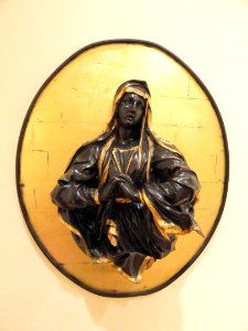Madonna by unknown artist, c. 1680, Roman School, Italy, bronze - Museum of Fine Arts, Springfield, MA - DSC04068